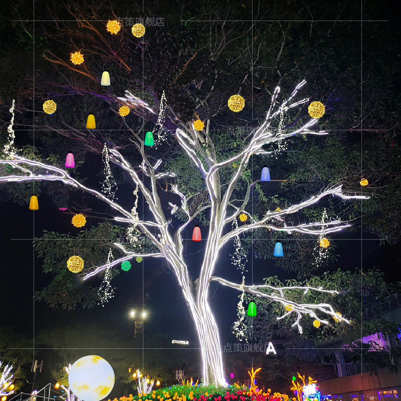 福袋提灯、木の上の金袋、福提灯、提灯、屋外の爆竹ライト、柿 - Outdoor Lighting On Trees のレビューと価格