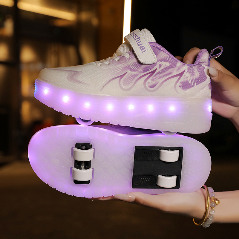 ユースローラーシューズ LEDライト付き 高品質 アウトドア - Outdoor Lighting Quality のレビューと価格