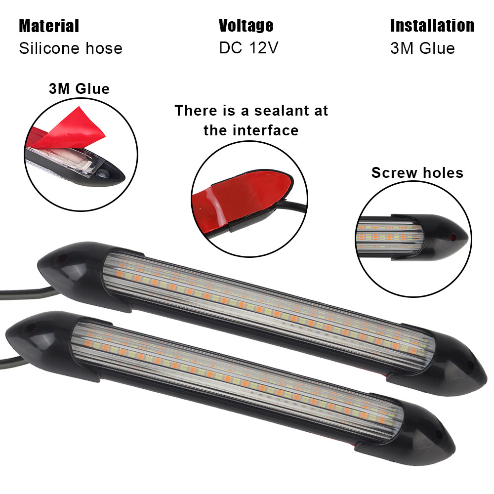 カースタイリングターンシグナル防水ヘッドライトストリップ車の - Waterproof Led Strip のレビューと価格