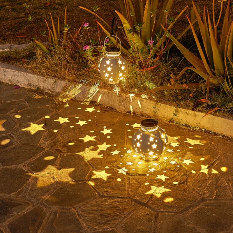 ガーデンスタープロジェクターランプ吊り下げ式ソーラーライト屋 - Outdoor Lighting Design のレビューと価格
