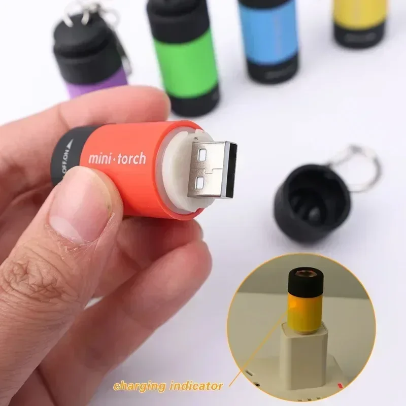 USB充電式LED多機能強力ライトポケットキーホルダー懐中電 - Outdoor Lighting Usa のレビューと価格