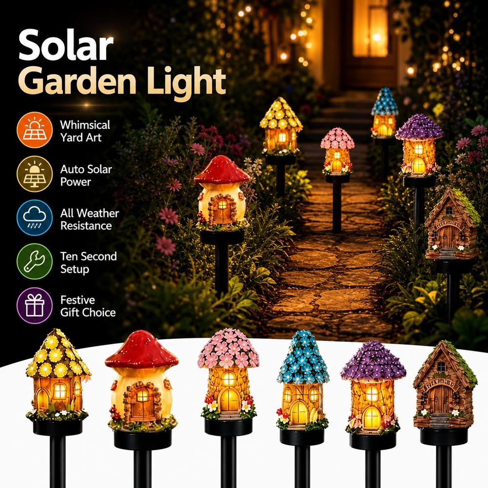 LED ソーラー芝生ライト マルチクラフト ミニチュア フェ - Outdoor Lighting For Front Of House のレビューと価格