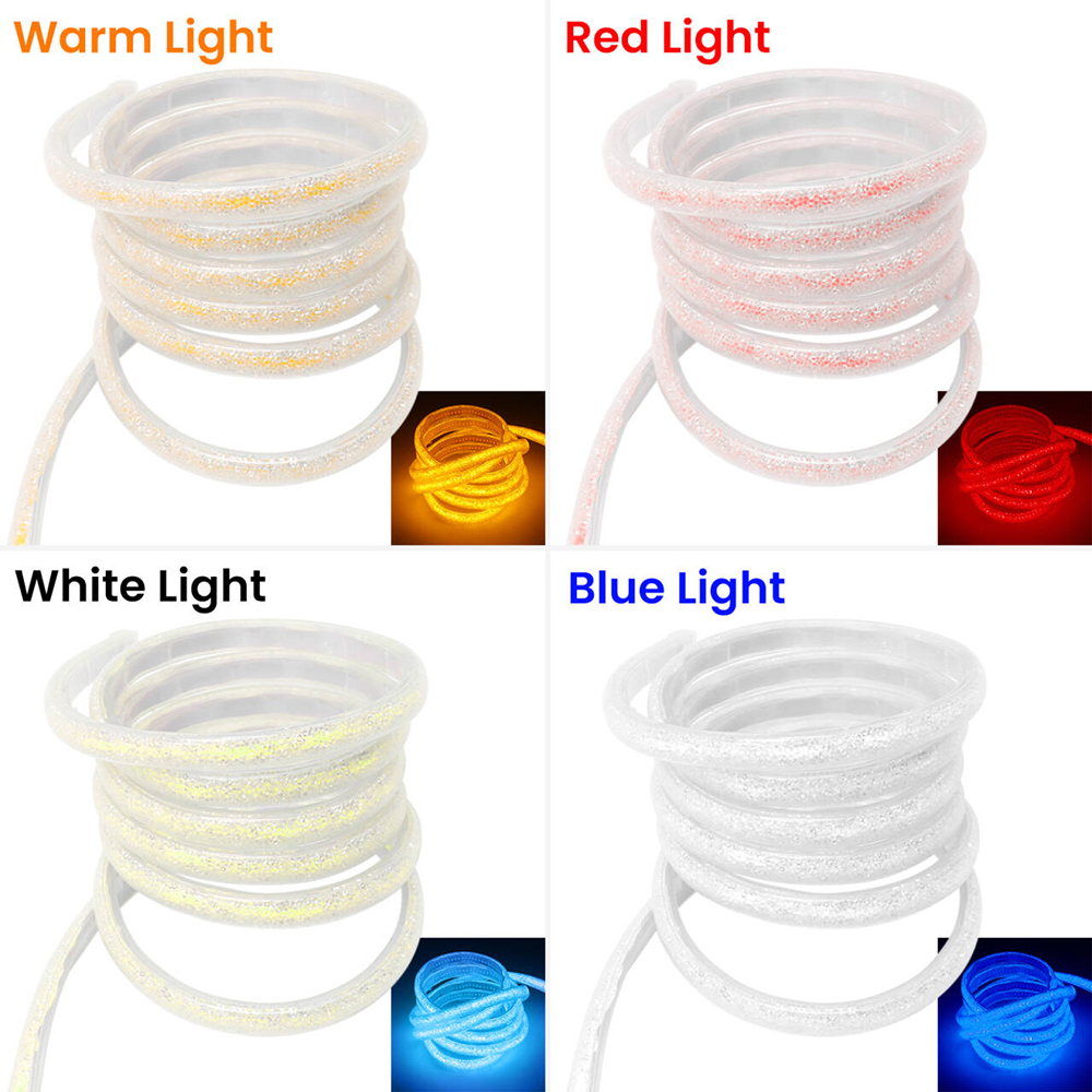 288個のCOB LEDネオンライトストリップ、ビーチリゾー - Outdoor Lighting On Trees のレビューと価格