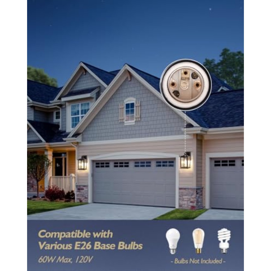12インチの屋外ポーチライト、クラシックなオイルラブブロンズ - Outdoor Lighting For Front Of House のレビューと価格