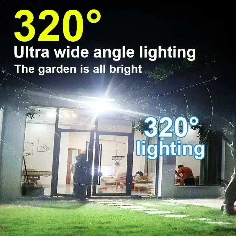 12000LM強力ソーラーウォールランプ、リモコン付き屋外I - Outdoor Lighting Quality のレビューと価格