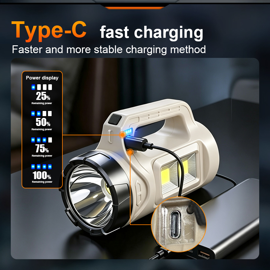 マルチシーンハンドヘルド LED トーチソーラー Type- - Outdoor Lighting Usa のレビューと価格