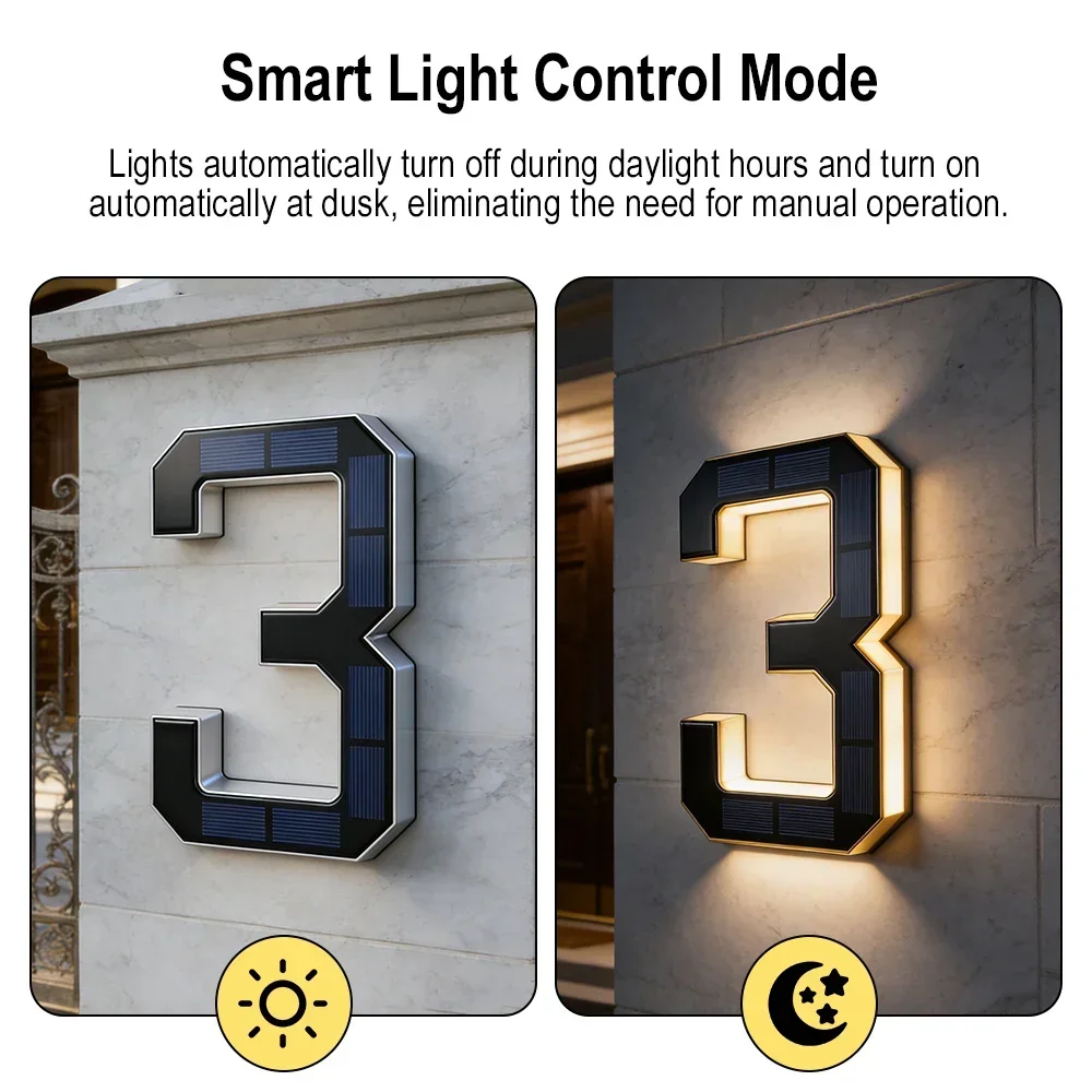 BORUiT ソーラー LED ハウスナンバーライト防水屋外 - Outdoor Lighting For Front Of House のレビューと価格
