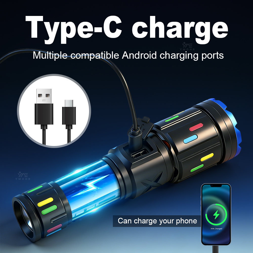 XHP70 ハイパワーキャンプ懐中電灯ポータブル充電式スポッ - Outdoor Lighting Usa のレビューと価格