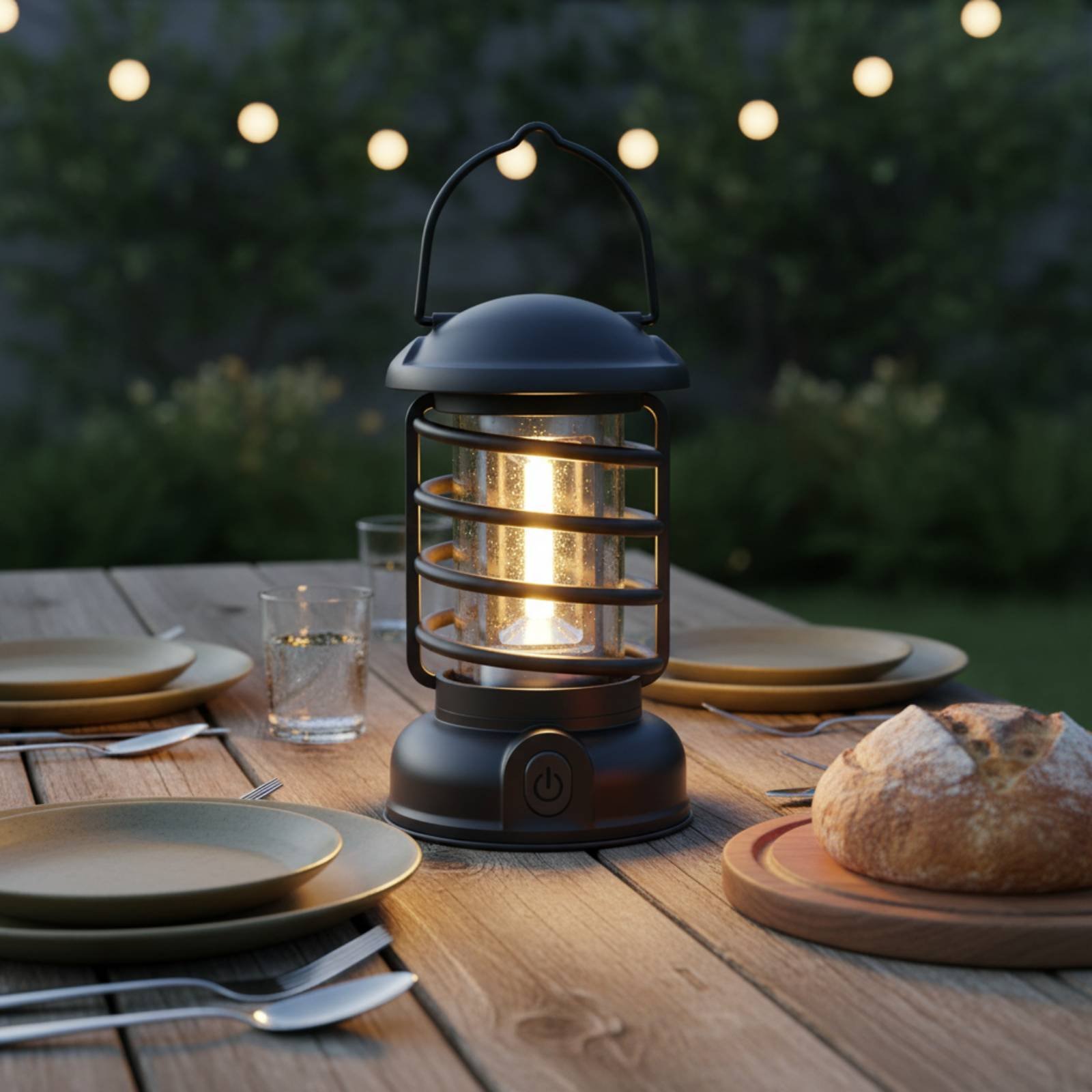レトロキャンプランタン双方向電源ヴィンテージデザイン発光コン - Outdoor Lighting Design のレビューと価格