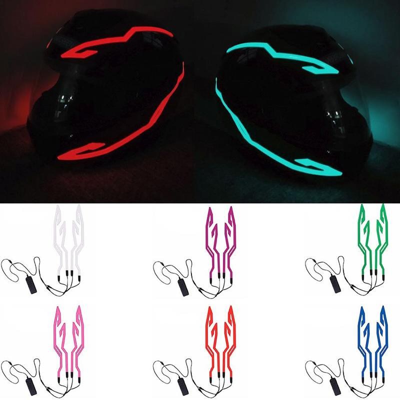 LEDモーターサイクルヘルメットキット,警告灯,ナイトライデ - Waterproof Led Strip のレビューと価格