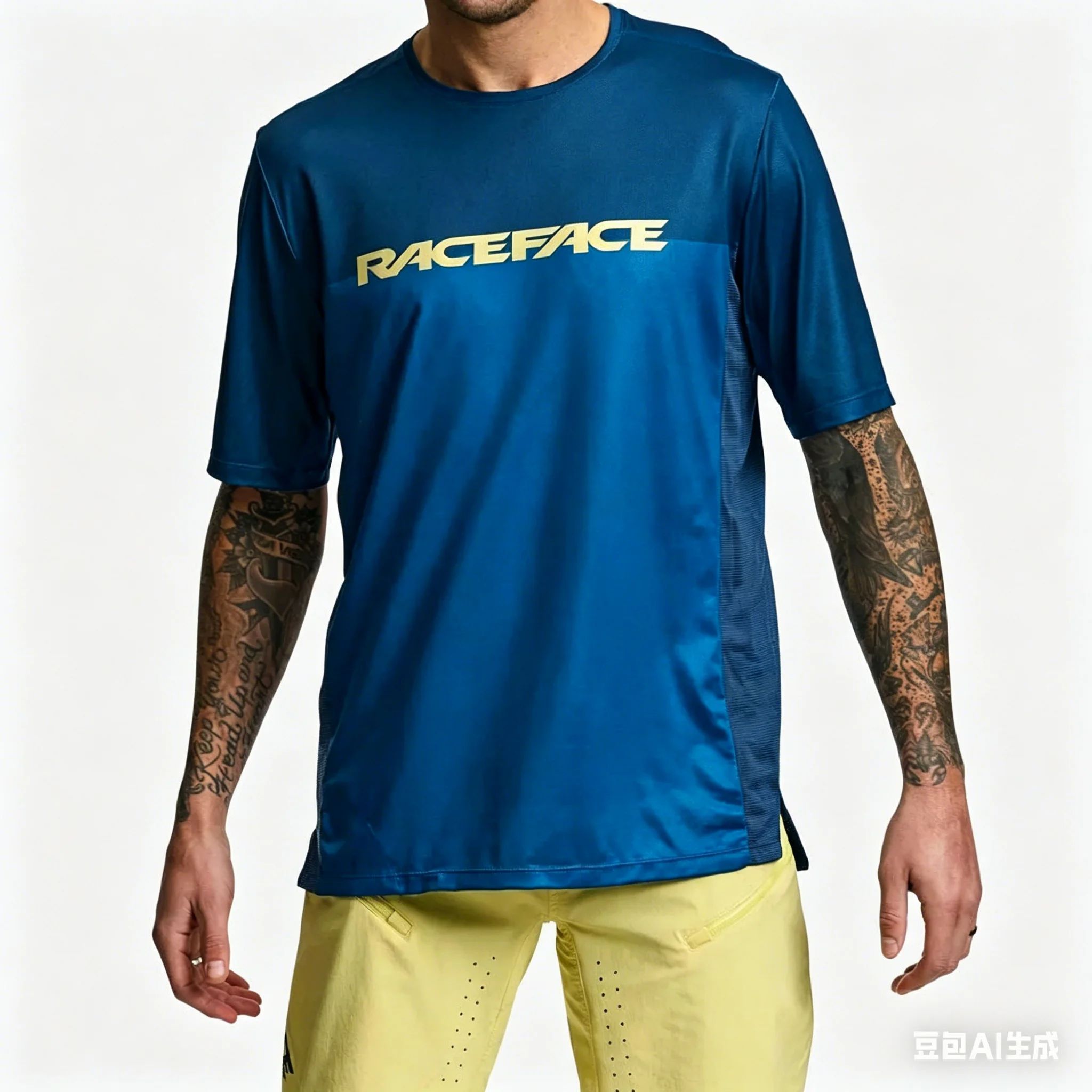 ファミリーマッチング半袖MTBサイクリングジャージ、モトクロ - Outdoor Lighting Jersey のレビューと価格