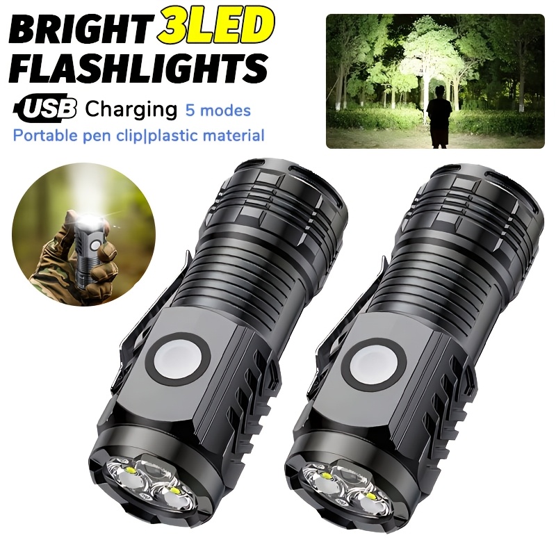 ポータブルミニ LED ハンドヘルド懐中電灯強力な指先トーチ - Outdoor Lighting Usa のレビューと価格