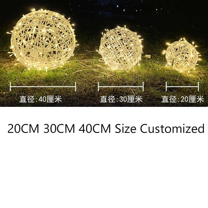 ソーラースフィアストリング装飾ライト、ツリー用クリスマスボー - Outdoor Lighting On Trees のレビューと価格