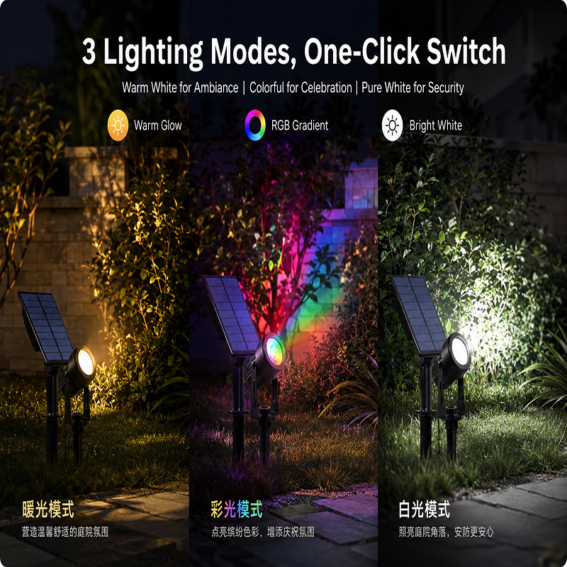 自動オンオフソーラーLEDグラウンドスパイクライト4個入り防 - Outdoor Lighting On Trees のレビューと価格
