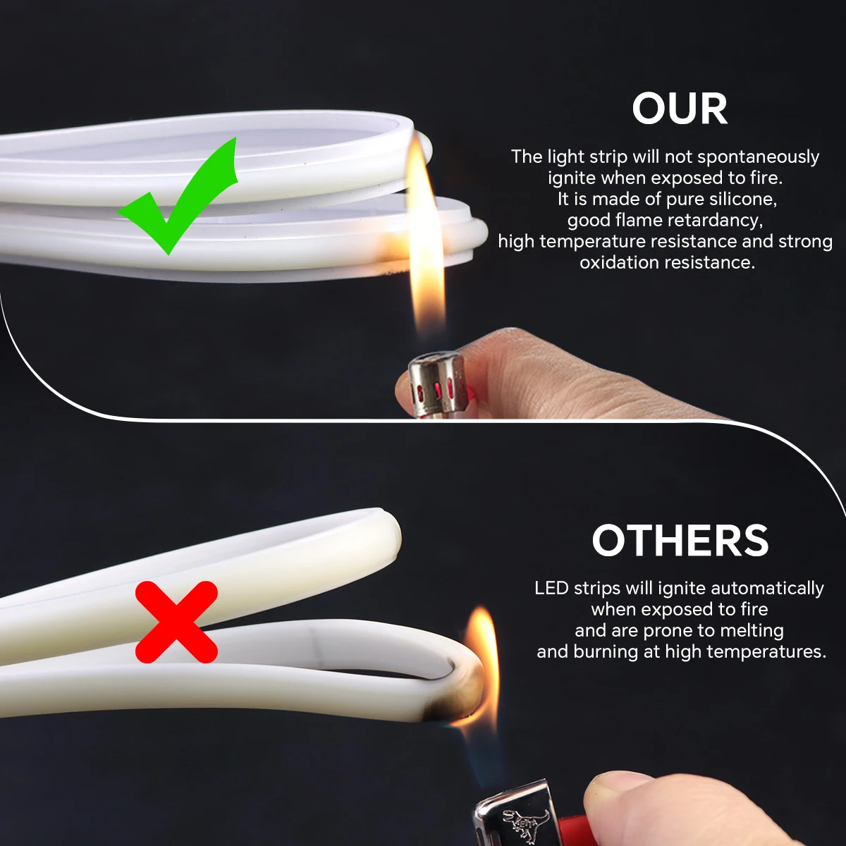 220V リアルシリコンチューブライト COB ネオン LE - Outdoor Lighting Youtube のレビューと価格
