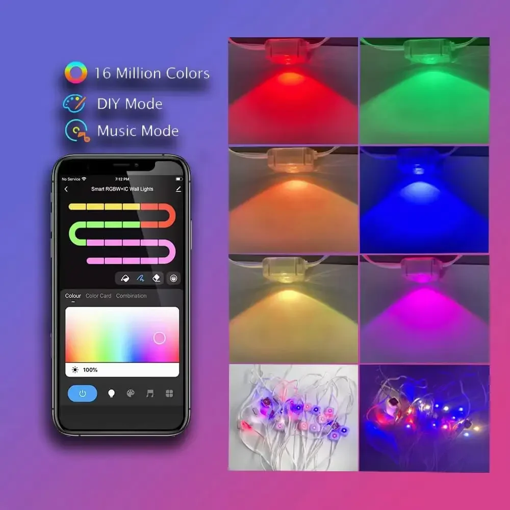 300フィート常設用軒下LEDスマートRGB屋外LEDライト - Outdoor Lighting For Front Of House のレビューと価格
