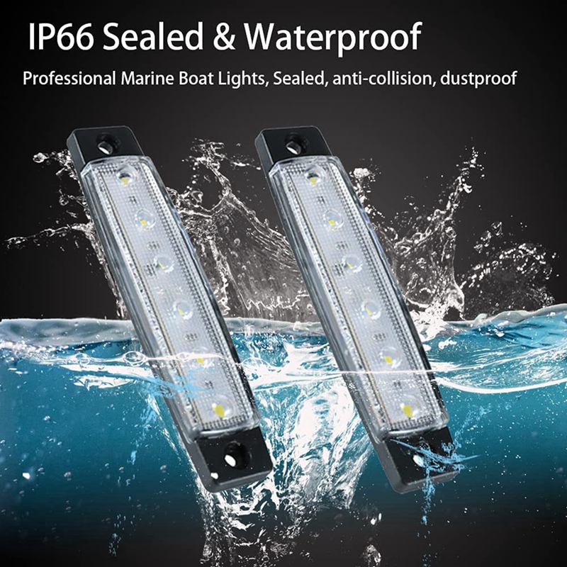 6 個 LED マリンボートライトマリンカーテシライトストリ - Waterproof Led Strip のレビューと価格