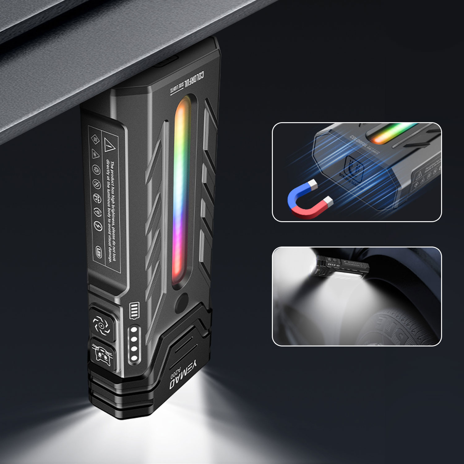 5200LM革新的な多機能ポータブルRGB LED懐中電灯、 - Outdoor Lighting Usa のレビューと価格