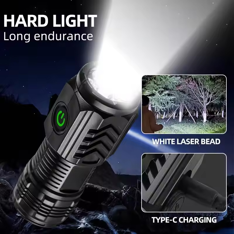 超高輝度ミニ LED 懐中電灯トーチ充電式釣り照明ランタン強 - Outdoor Lighting Usa のレビューと価格